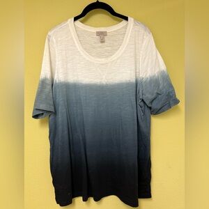 LOGO Cream, Gray and Black Woman’s Shirt